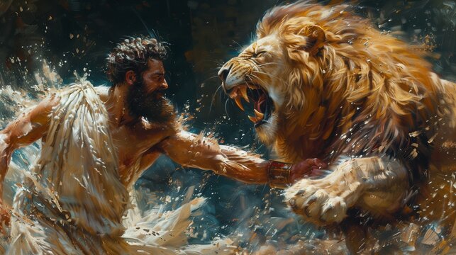 Hércules y el león