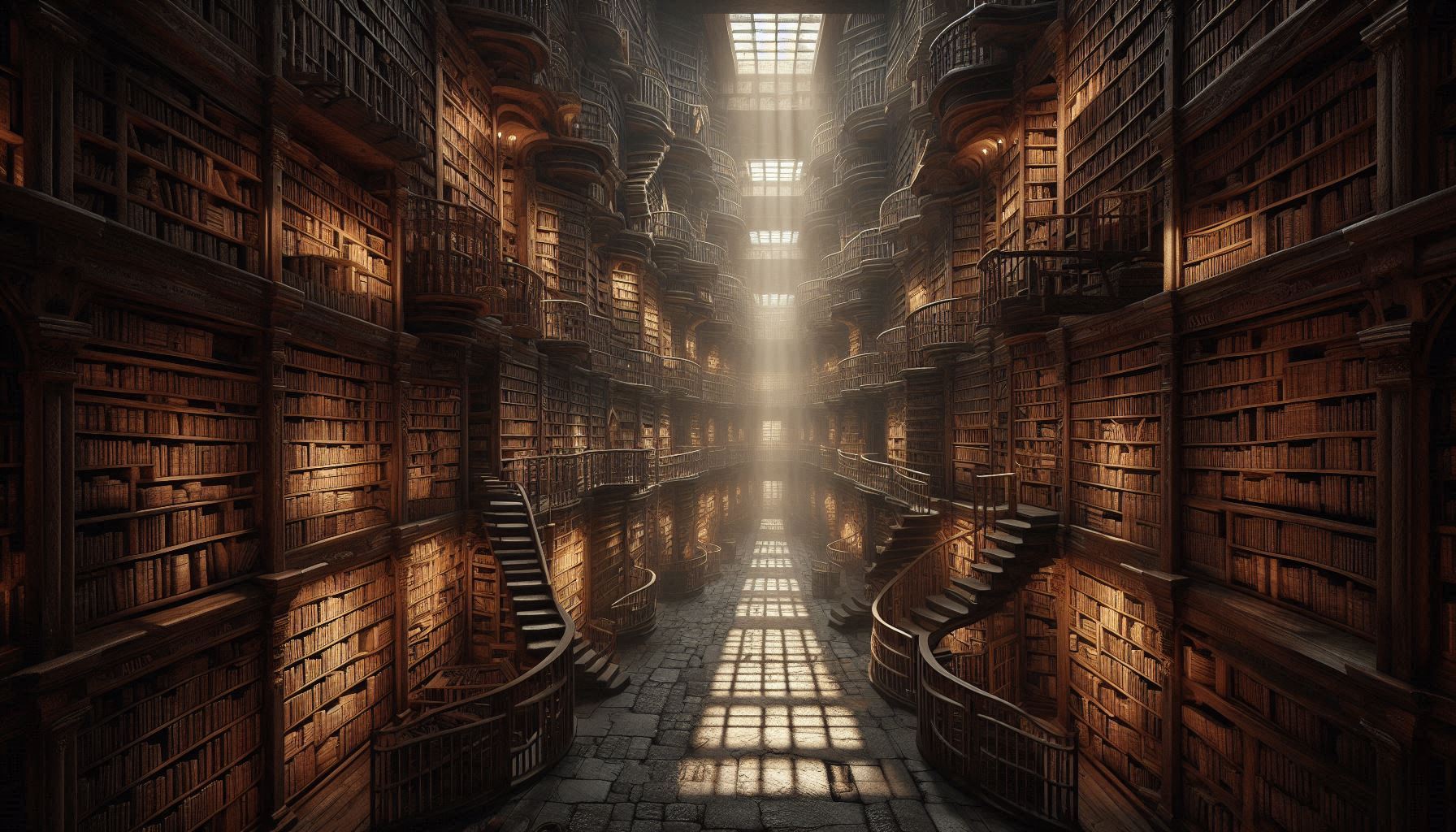 biblioteca de la abadía