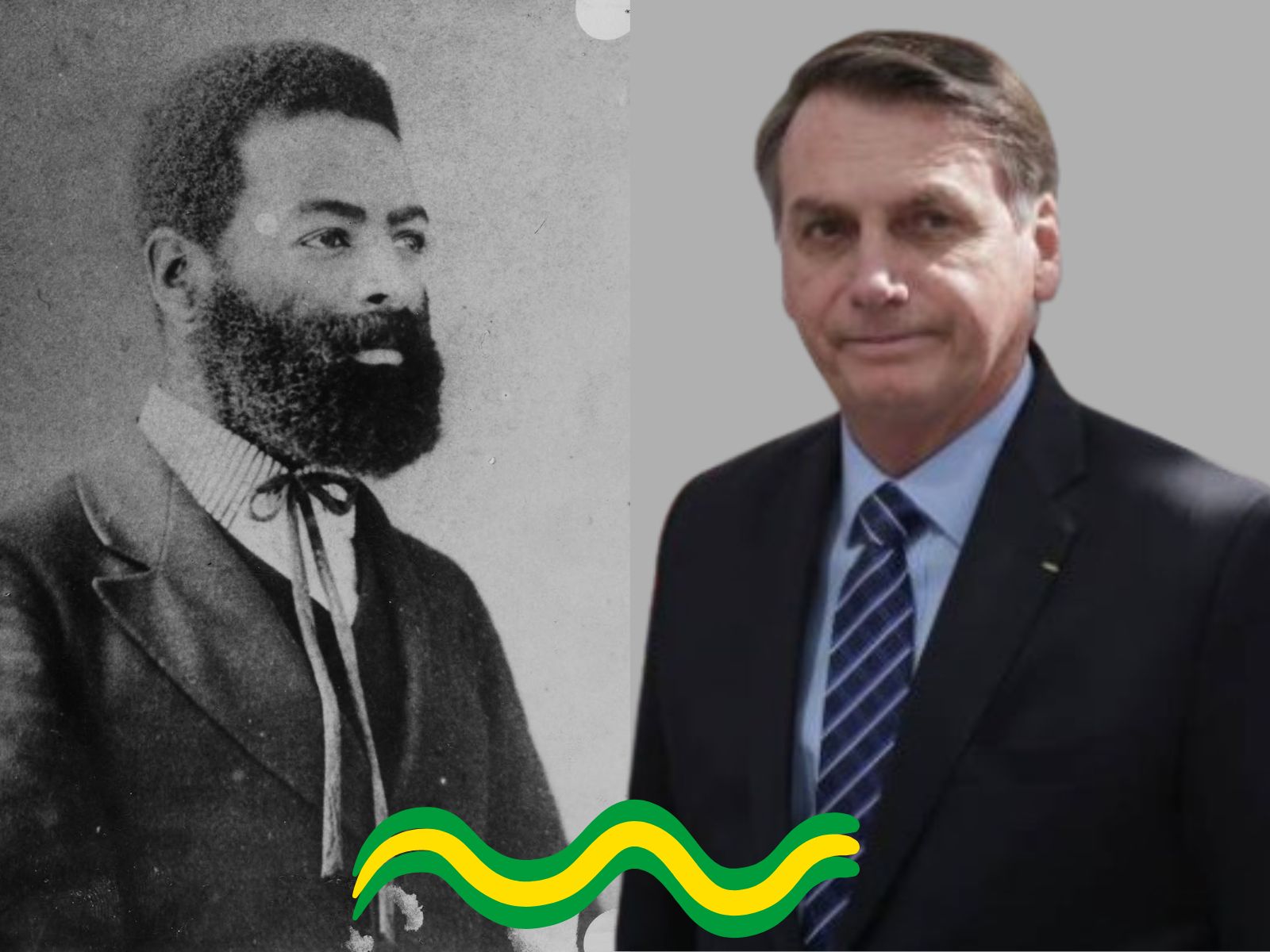 Luiz Gama y Jair Bolsonaro