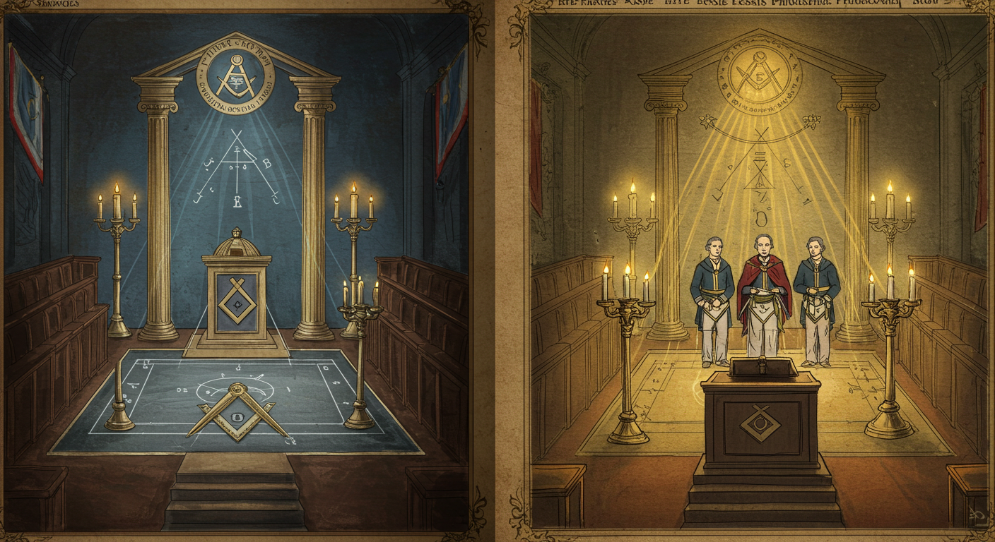 candelabros rito francés