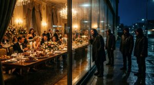 Espectadores de un banquete prohibido
